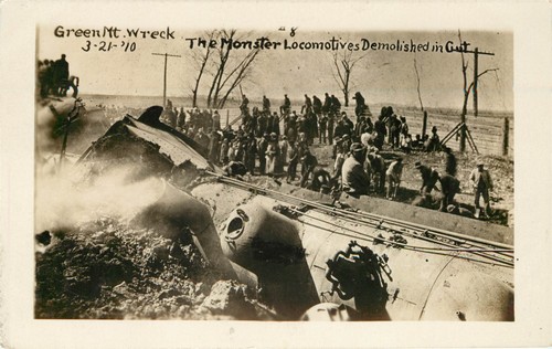 Train wreck green - train, ia